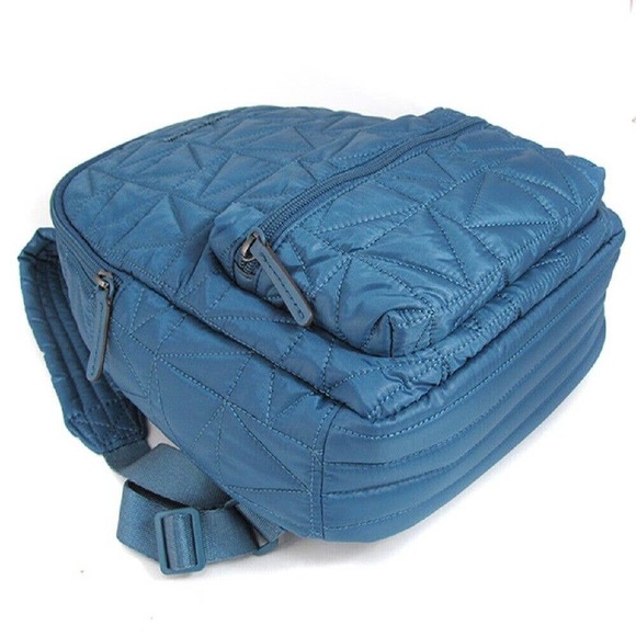 Michael Kors Winnie Medium Quilted Backpack Shoulder Bag Chambray $398 Nwt - Picture 6 of 6